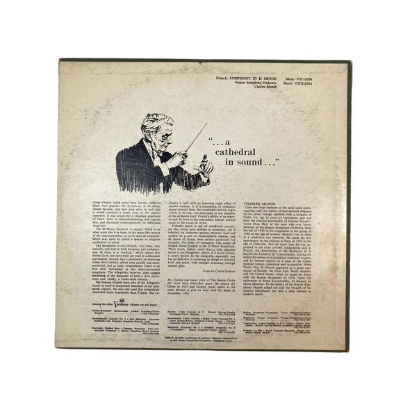 Vintage Classical Vinyl Franck Symphony in D Minor - Picture 2 of 6